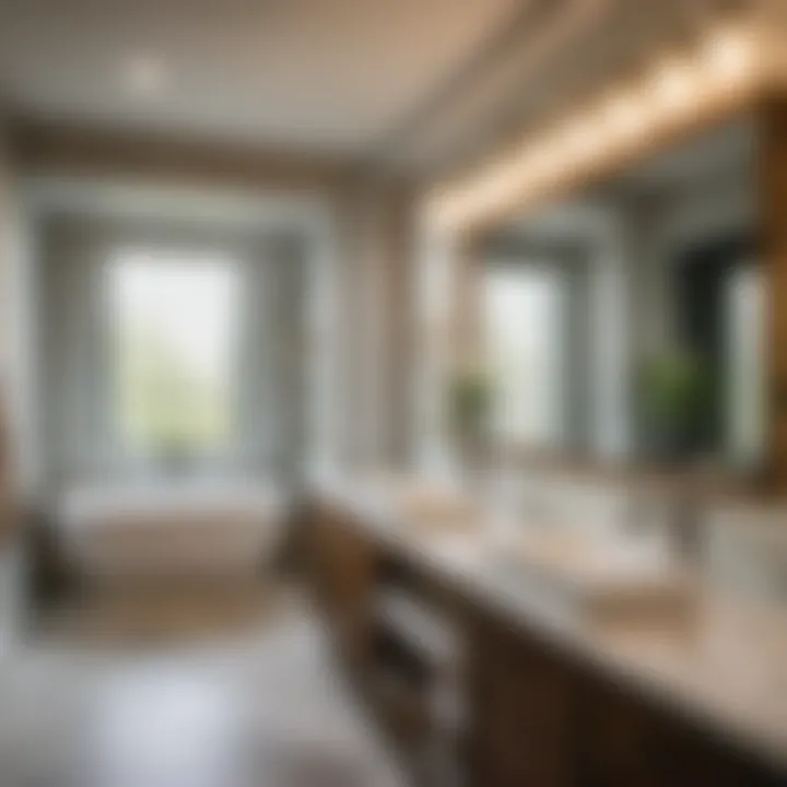 Achieving Elegance in Your Remodel Finished bathroom renovation showcasing elegance