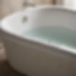 Repairing a crack on plastic bath surface