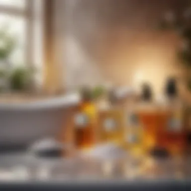 Classic retro bath salts and oils