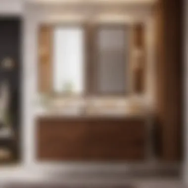 Elegant Transformation Elegant Bathroom Cupboard with Fresh Paint