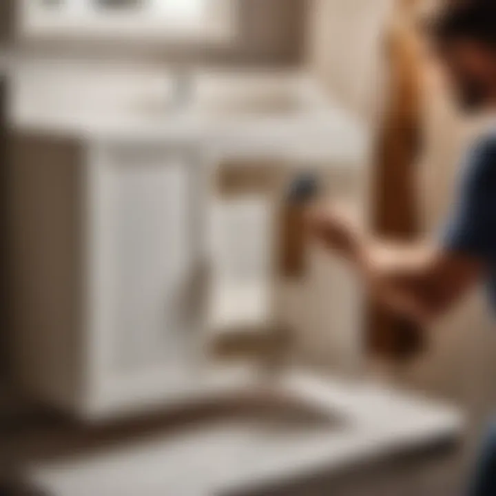 Thorough Preparation Detailed Preparation Steps for Painting Bathroom Cupboard