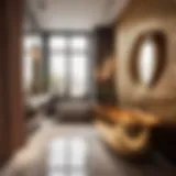 Sophisticated Color Selection for a Luxurious Feel Elegant Bathroom Color Palette