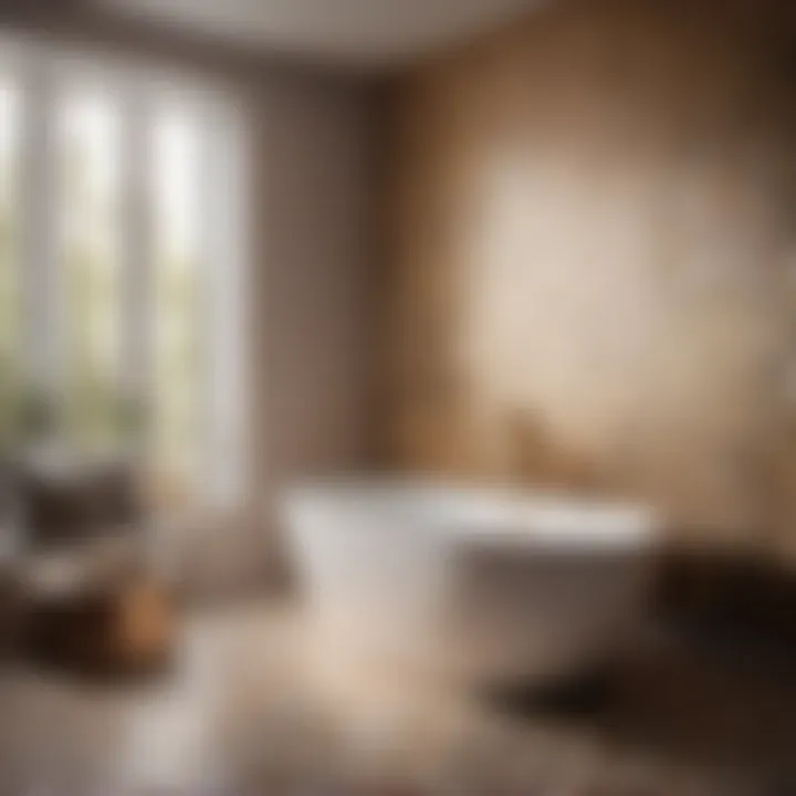 Sleek Geometric Patterned Bathroom Tile Sleek Geometric Patterned Bathroom Tile