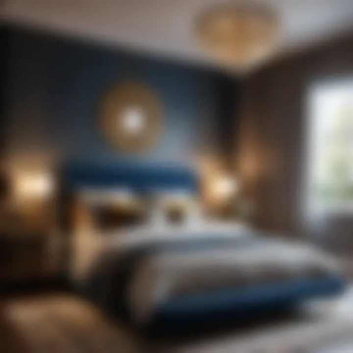 Bold artistic bedroom makeover