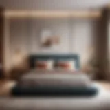 Elegant minimalistic bedroom makeover