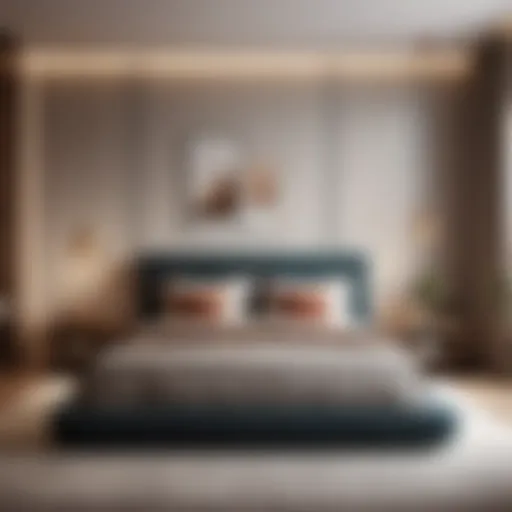 Elegant minimalistic bedroom makeover