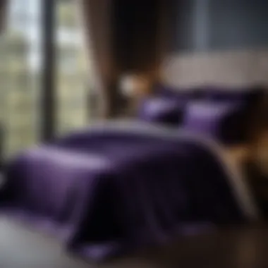 Luxurious Velvet Bedspread and Pillows