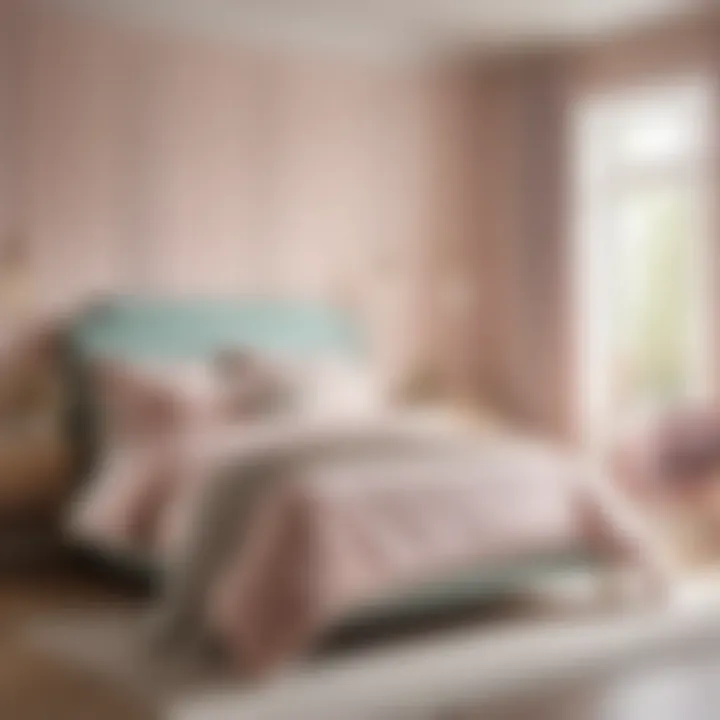 Soothing Pastel Color Bedroom Palette