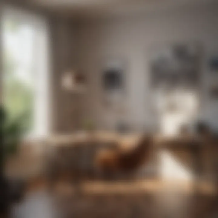 Harnessing Natural Light for Productivity Natural light streaming into a well-organized home office