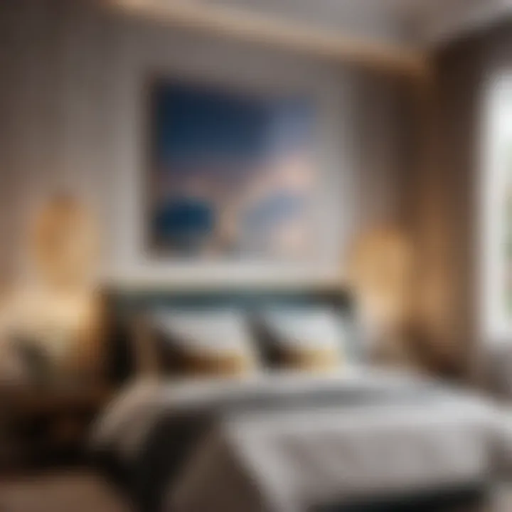 Artistic Wall Decor Ideas Chic Wall Art and Decor in Master Bedroom