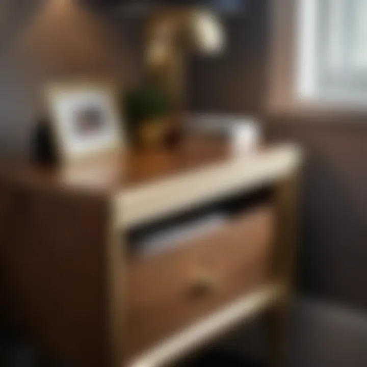 Crafty Nightstand Transformation DIY Nightstand Project in Master Bedroom