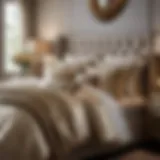 Elegant Bedding Ensemble in Master Bedroom