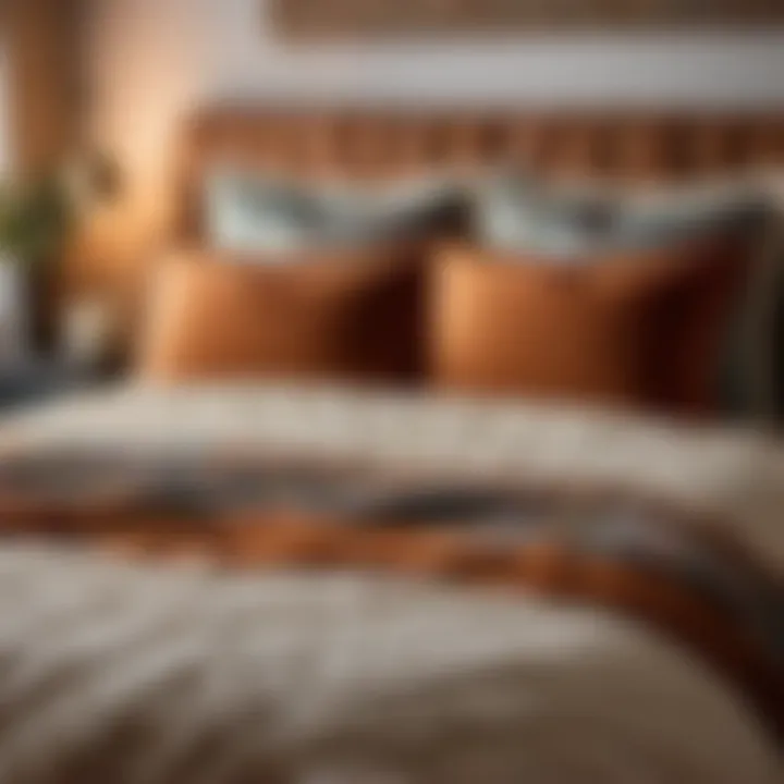 Layered Textures in Boho Bedding Boho Bedding Layered Textures