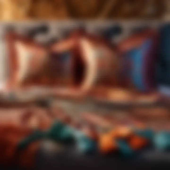 Tassel Accents on Boho Bedding Boho Bedding Tassel Accents