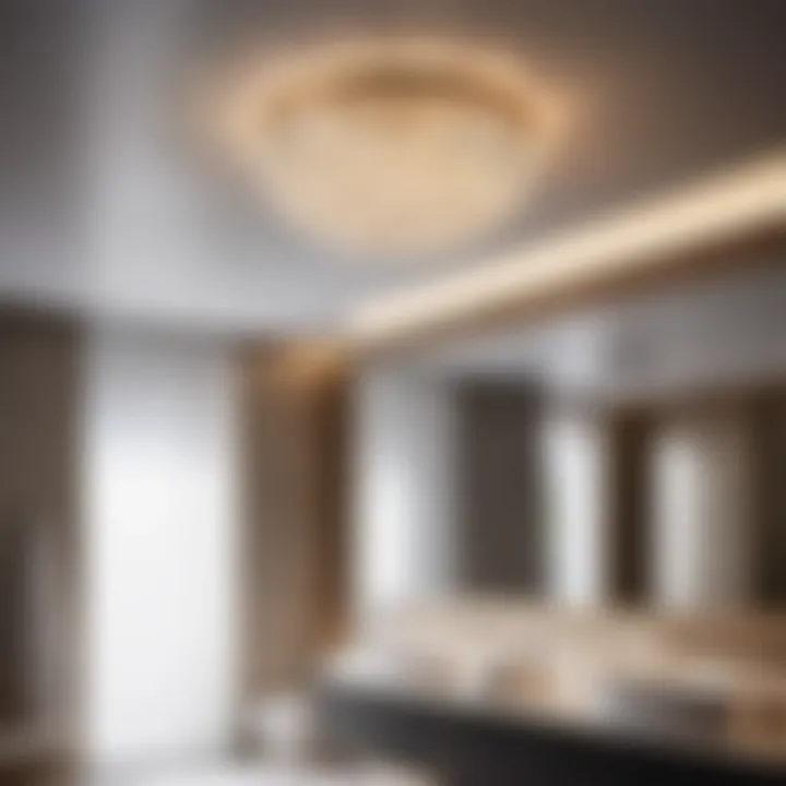 Modern Lighting Fixtures for Bathroom Ceiling Modern bathroom ceiling lighting fixtures