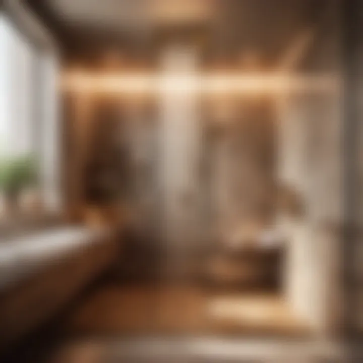 Luxurious spa-inspired shower with sleek design