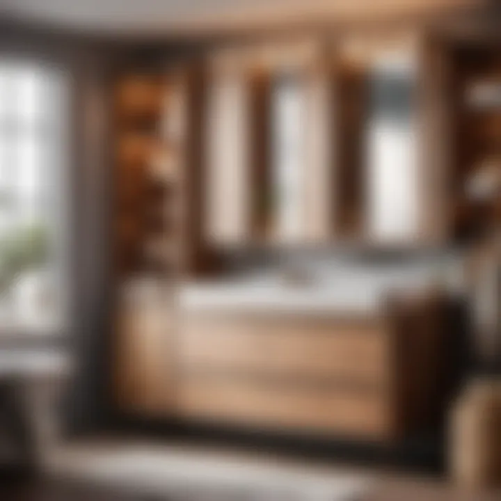 Stylish storage solutions for organized bathroom space