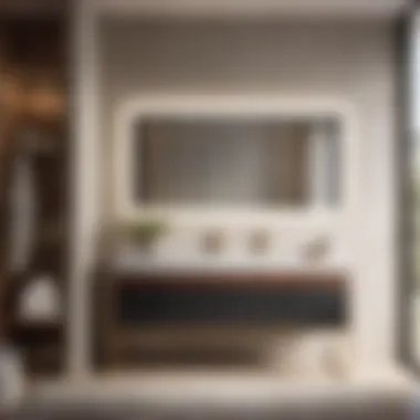 Modern Revit bathroom vanity with sleek lines