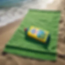 Revitalizing Beach Towel with Sage Laundry Detergent