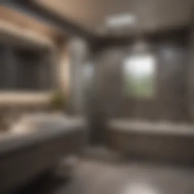 Trendy materials for a modern RV bathroom