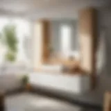 Elevate Your Bathroom with Modern Custom IKEA Cabinets Custom IKEA Cabinets in Modern Bathroom Setting