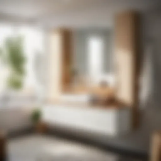 Elevate Your Bathroom with Modern Custom IKEA Cabinets Custom IKEA Cabinets in Modern Bathroom Setting