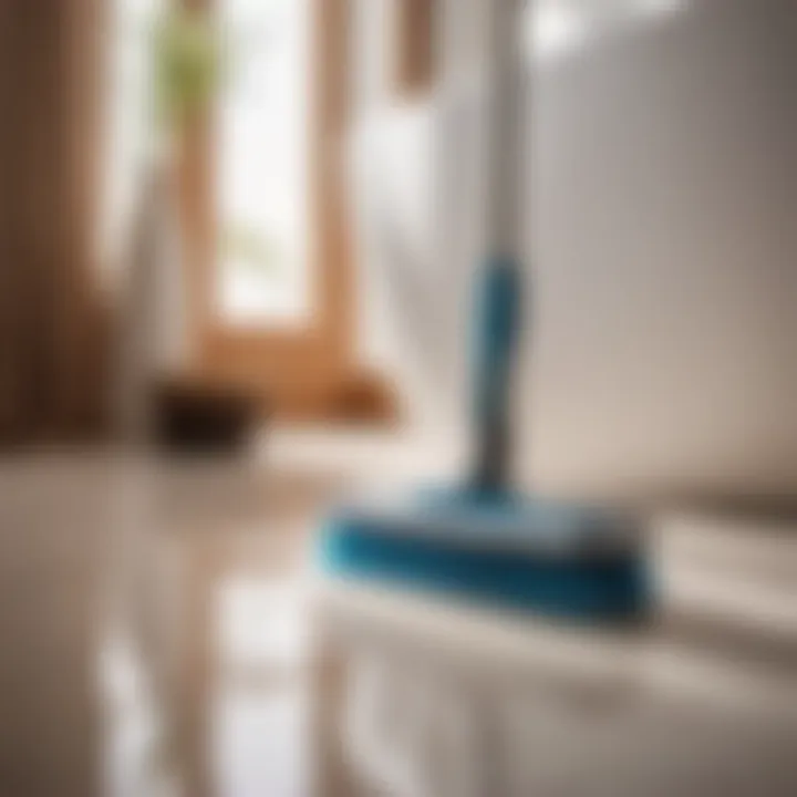 Comparison of cleaning with and without brush drill attachment