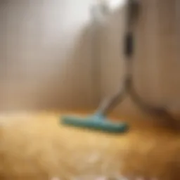 Innovative bathroom tile cleaning