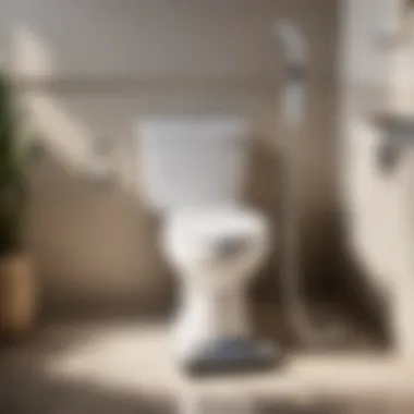 Compact design for easy maneuvering around bathroom spaces