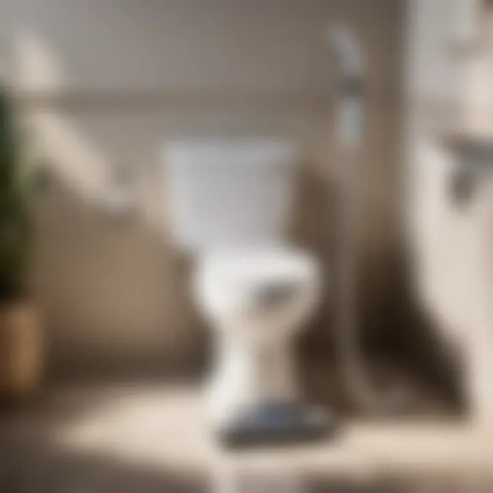 Compact design for easy maneuvering around bathroom spaces