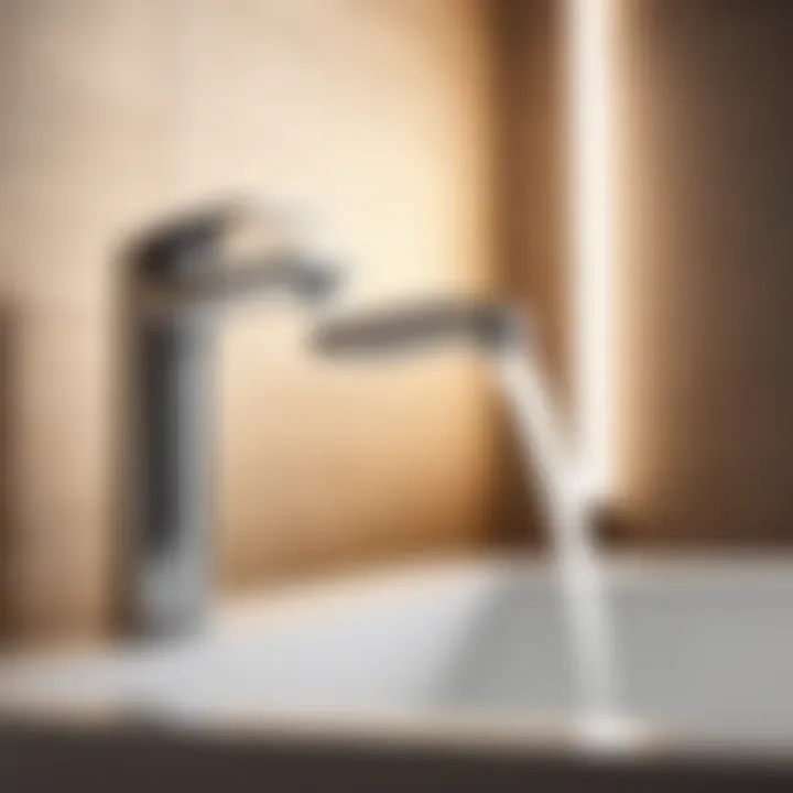 Contemporary Sensor-Activated Faucet