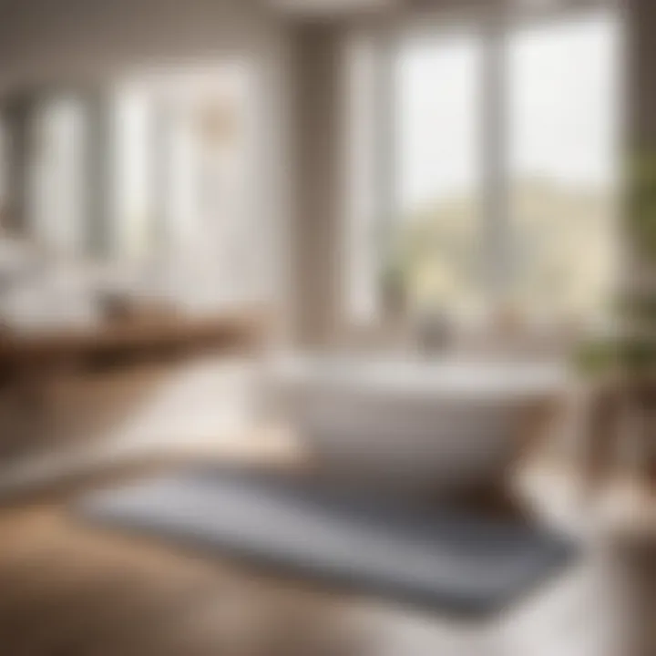 Functional iDry Bath Mat Enhancing Bathroom Experience