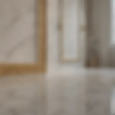 Marble Opulence Luxurious Marble Effect 3D Bathroom Floor Tiles