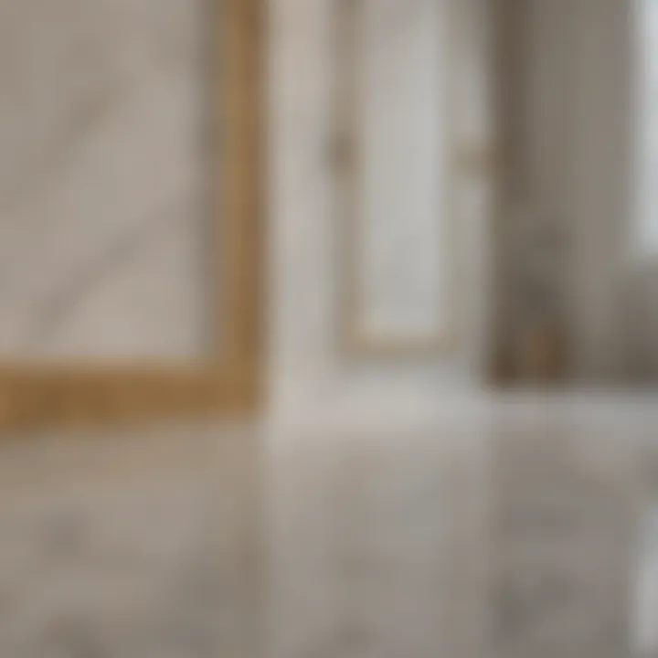 Marble Opulence Luxurious Marble Effect 3D Bathroom Floor Tiles