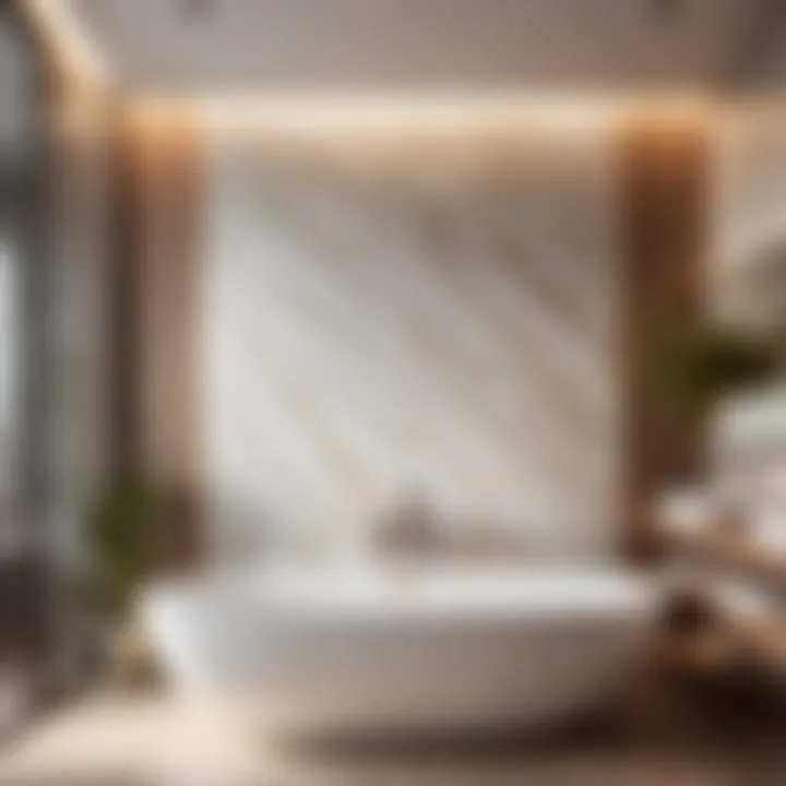 Sleek and Modern Bath Wall Panel Installation