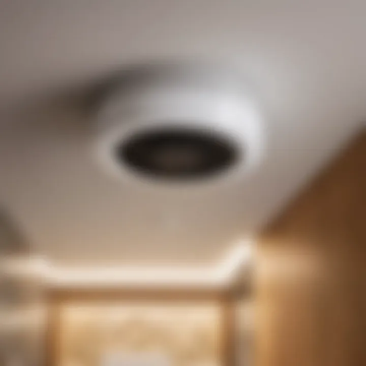 Installation process of ductless exhaust fan in bathroom