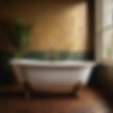 Nostalgic Vintage Clawfoot Bathtub Vintage clawfoot bathtub with a touch of nostalgia