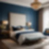 Elegant Bedroom with Serene Blue Accents