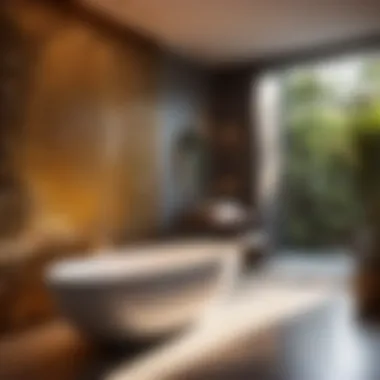 Sculptural Serenity Guest Bath Design Sculptural Serenity Guest Bath Design