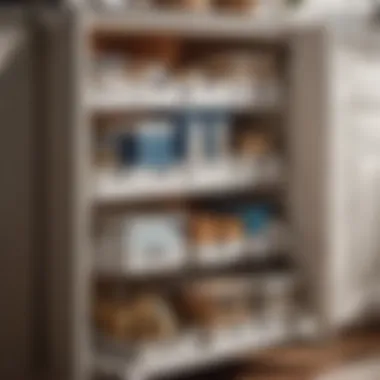 Effortless Retrieval with Clear Labels Labelled storage bins for easy identification