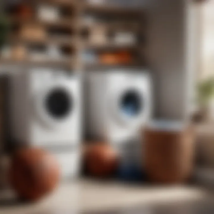 Tidy and Organized Living Space Tidy and organized living space with basketball hamper