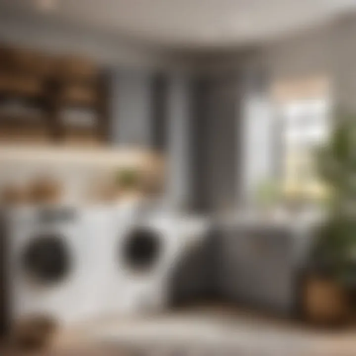 Modern Laundry Room Transformation Modern laundry room transformation