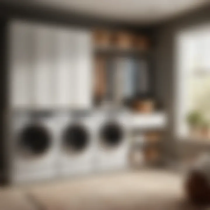 Sleek Laundry Room Storage Solutions Sleek laundry room storage solutions