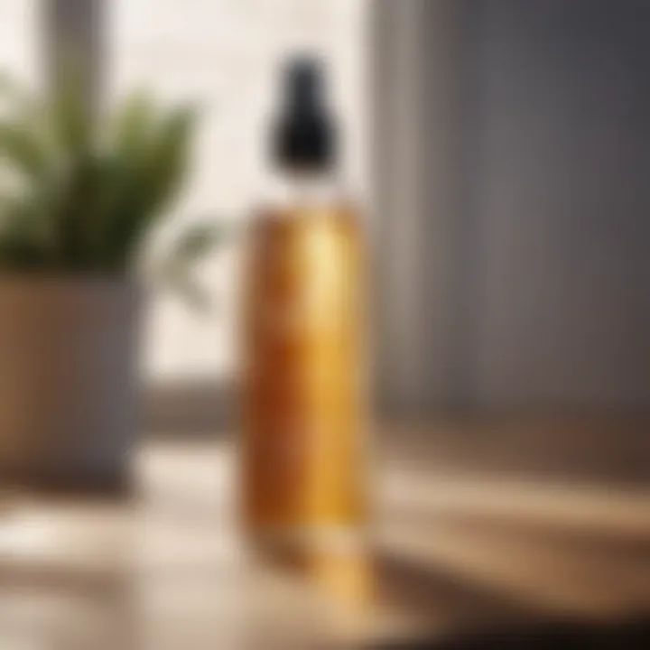 Natural laundry freshener essence bottle