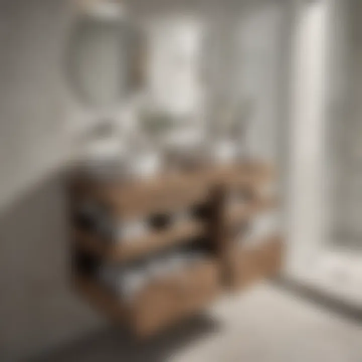 Enhanced bathroom organization with lazy Susans