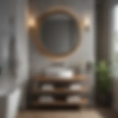 Space optimization with bathroom lazy Susans