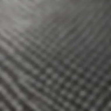 Close-up of ribbed texture highlighting craftsmanship