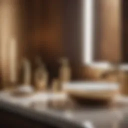 Luxurious bathroom essentials