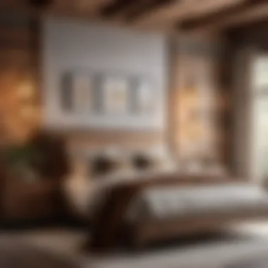 Rustic Bedroom with Neutral Color Palette