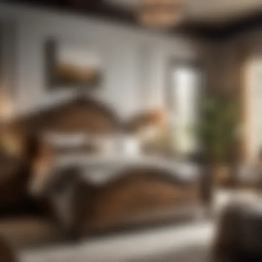 Timeless Elegance of Distressed Wood Rustic Bedroom Set with Distressed Wood Finish